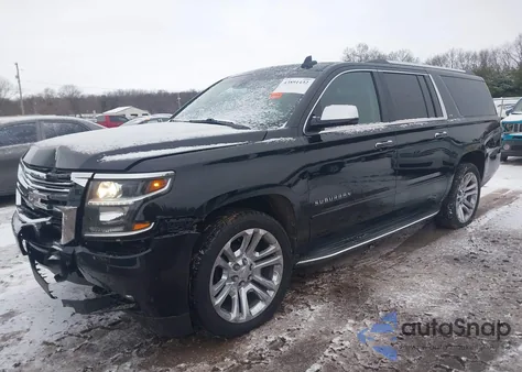 2015 Chevrolet Suburban 1500 Ltz из США, поврежденный, VIN 1GNSKKKCXFR746876